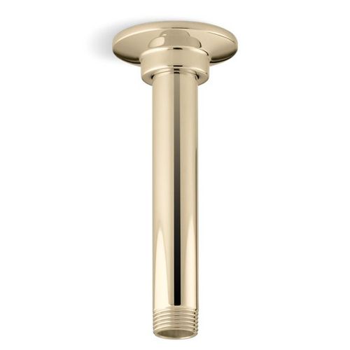 Main product image of 6" Ceiling Mount 1-Function Rainhead Arm And Flange (Vibrant French Gold), K-7394-AF