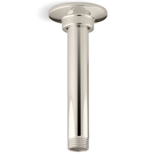 Main product image of 6" Ceiling Mount 1-Function Rainhead Arm And Flange (Vibrant Polished Nickel), K-7394-SN