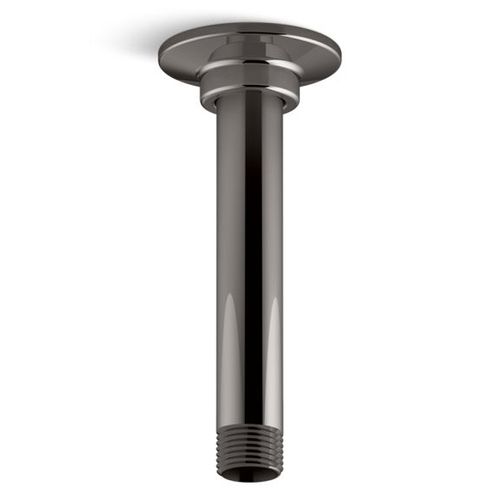 Main product image of 6" Ceiling Mount 1-Function Rainhead Arm And Flange (Vibrant Titanium), K-7394-TT