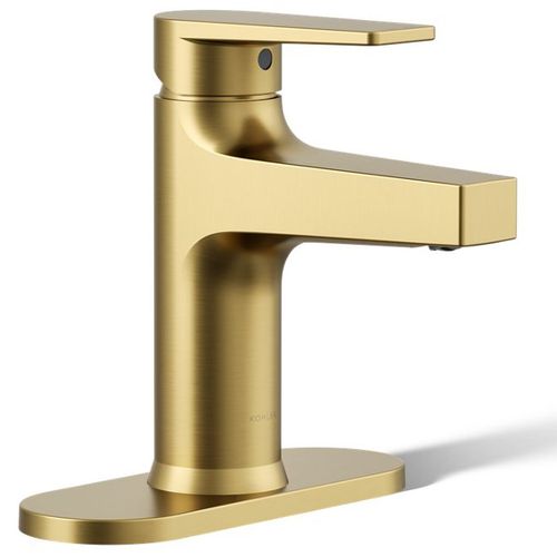 Main product image of Taut Single-handle Bathroom Sink Faucet, 1.2 GPM (Vibrant Brushed Moderne Brass), K-74021-4-2MB