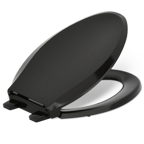 Main product image of Cachet Nightlight Readylatch Quiet-close Elongated Toilet Seat (Black), K-75796-RL-7
