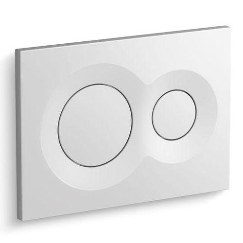 Main product image of Lynk Flush Actuator Plate For 2"x 4" In-wall Tank And Carrier System (White), K-75890-0