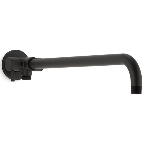 Main product image of Wall Mount Rainhead Arm w/ 3-way Diverter (Matte Black), K-76332-BL