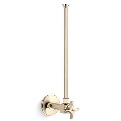 Main product image of 3/8" Npt Angle Supply w/ Stop And Annealed Vertical Tube (Vibrant French Gold), K-7637-AF