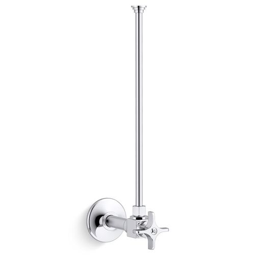Main product image of 3/8" Npt Angle Supply w/ Stop And Annealed Vertical Tube (Polished Chrome), K-7637-CP