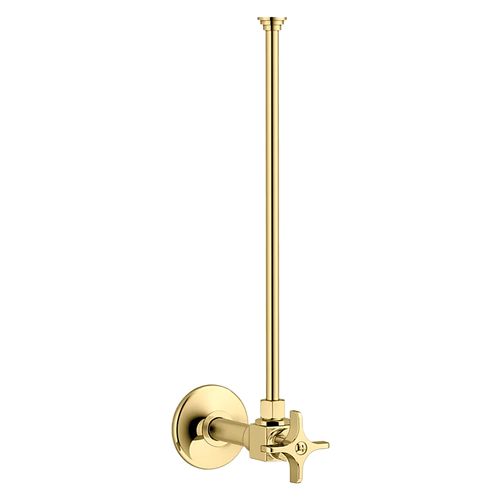 Main product image of Toilet Supply 3/8" W/ Stop (Vibrant Polished Brass), K-7637-PB