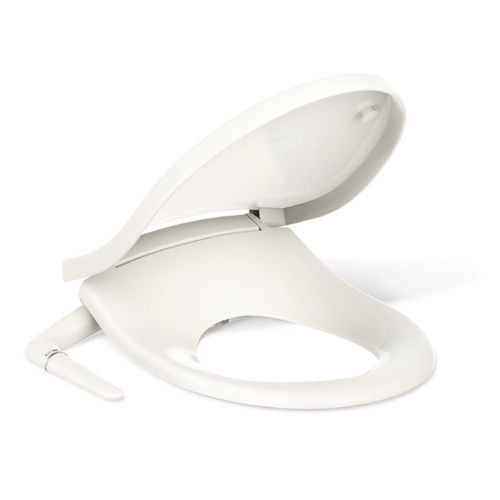 Main product image of PureWash M250 Quiet-close Round-front Manual Bidet Toilet Seat (Biscuit), K-76923-96