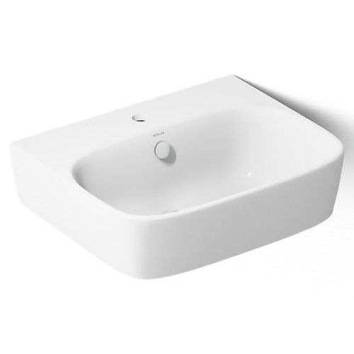 Main product image of ModernLife 21-3/4" Rectangular Wall Mount Bathroom Sink (White), K-77767-1-0
