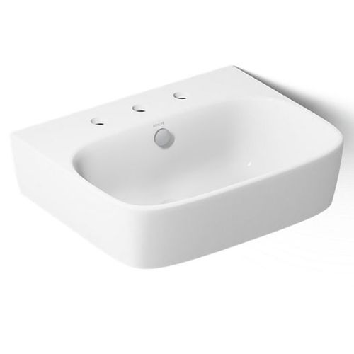 Main product image of ModernLife 21-3/4" Rectangular Wall Mount Bathroom Sink (White), K-77767-8-0