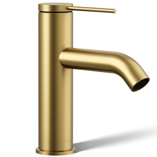 Main product image of Components Single-handle Bathroom Sink Faucet, 1.2 GPM (Vibrant Brushed Moderne Brass), K-77958-4A-2MB