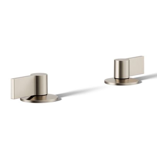 Main product image of Lever Bathroom Sink Faucet Handles (Vibrant Brushed Nickel), K-77974-4-BN