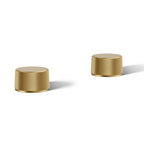 Main product image of Oyl Bathroom Sink Faucet Handles (Vibrant Brushed Moderne Brass), K-77974-8-2MB