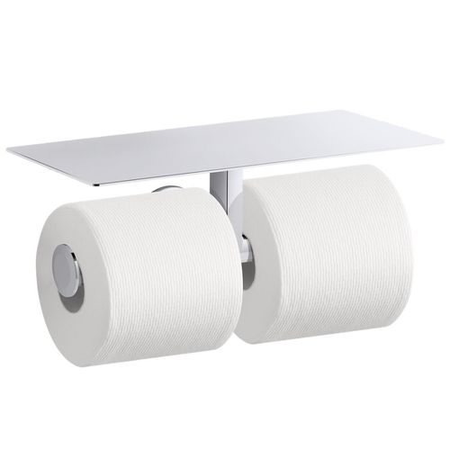 Main product image of Covered Double Toilet Paper Holder (Polished Chrome), K-78384-CP