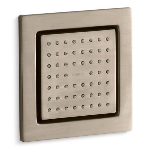 Main product image of WaterTile Square 54-nozzle 1-Function Body Spray, 2.5 GPM (Vibrant Brushed Bronze), K-8002-BV