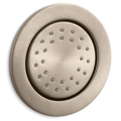 Main product image of WaterTile Round 27-nozzle 1-Function Body Spray, 2.0 GPM (Vibrant Brushed Bronze), K-8013-AK-BV