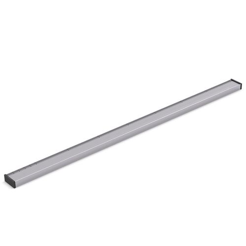 Main product image of 2-1/2" X 48" Linear Drain Grate w/ Tile-in Panel (Bright Silver)