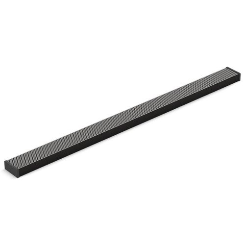 Main product image of 2-1/2" X 36" Linear Drain Grate w/ Perforated Pattern (Matte Black), K-80659-BL