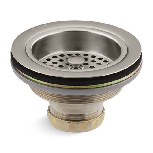 Main product image of Duostrainer Sink Drain And Strainer Basket, Less Tailpiece (Vibrant Brushed Nickel), K-8799-BN