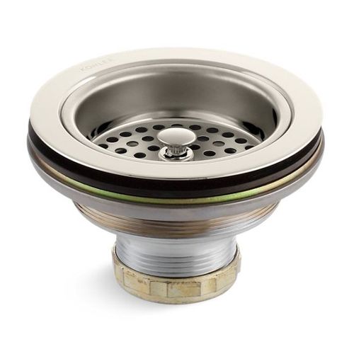 Main product image of Duostrainer Sink Drain And Strainer Basket, Less Tailpiece (Vibrant Polished Nickel), K-8799-SN