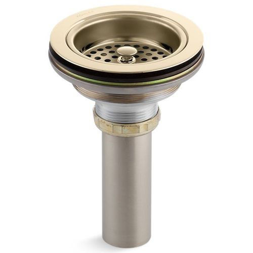 Main product image of Duostrainer Sink Drain And Strainer w/ Tailpiece (Vibrant French Gold)