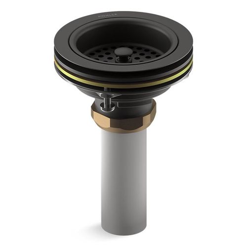 Main product image of Duostrainer Sink Drain And Strainer w/ Tailpiece (Matte Black)