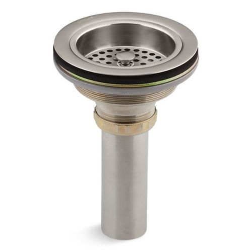 Main product image of Duostrainer Sink Drain And Strainer w/ Tailpiece (Vibrant Stainless), K-8801-VS