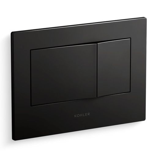 Main product image of Bevel Flush Actuator Plate For 2"x4" In-wall Tank And Carrier System (Black), K-8857-7