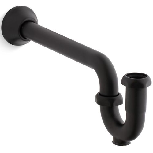 Main product image of Adjustable P-trap w/ Long Tubing Outlet, 1-1/4" X 1-1/4" (Matte Black)