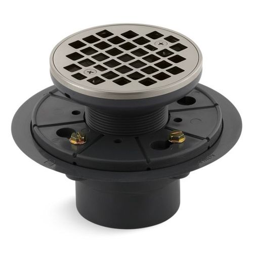 Main product image of Clearflo Round Design Tile-in Shower Drain (Vibrant Brushed Nickel), K-9135-BN