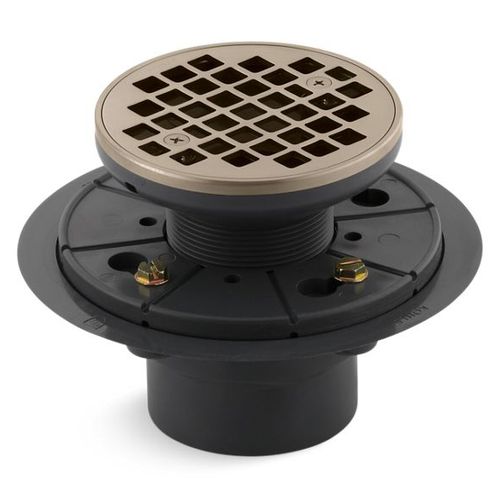 Main product image of Clearflo Round Design Tile-in Shower Drain (Vibrant Brushed Bronze), K-9135-BV