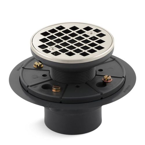 Main product image of Clearflo Round Design Tile-in Shower Drain (Vibrant Polished Nickel)