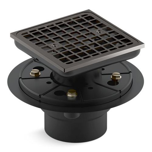 Main product image of Clearflo Square Design Tile-in Shower Drain (Vibrant Titanium)