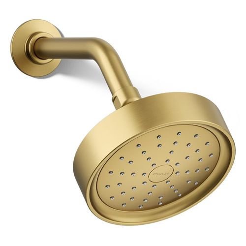 Main product image of Purist 1-Function Shower Head, 1.75 GPM (Vibrant Brushed Moderne Brass), K-939-G-2MB