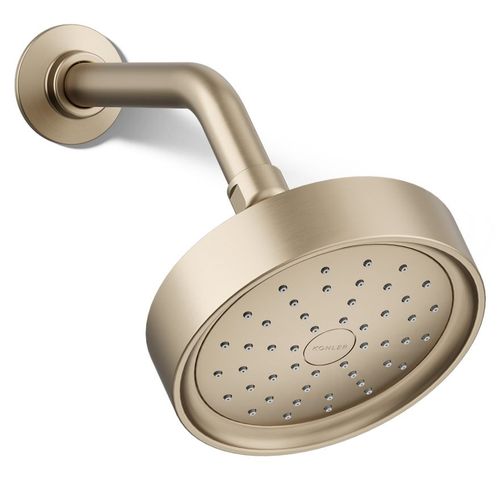 Main product image of Purist 1-Function Shower Head, 1.75 GPM (Vibrant Brushed Bronze), K-939-G-BV