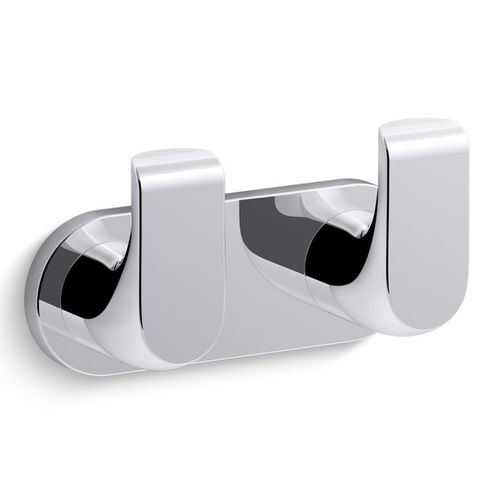 Main product image of Avid Double Robe Hook (Polished Chrome), K-97500-CP