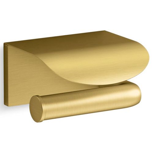 Main product image of Avid Covered Toilet Paper Holder (Vibrant Brushed Moderne Brass), K-97503-2MB
