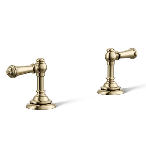 Main product image of Artifacts Lever Bathroom Sink Faucet Handles (Vibrant French Gold), K-98068-4-AF