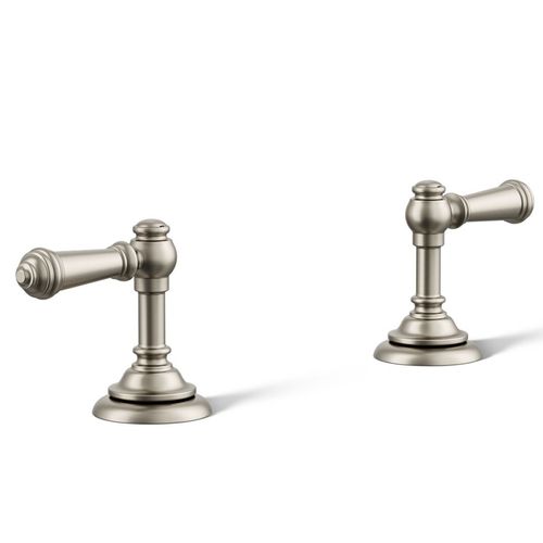 Main product image of Artifacts Lever Bathroom Sink Faucet Handles (Vibrant Brushed Nickel), K-98068-4-BN
