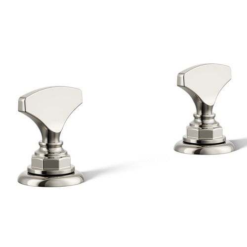 Main product image of Artifacts T-handle Bathroom Sink Faucet Handles (Vibrant Polished Nickel)
