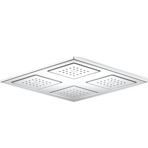 Main product image of WaterTile Rain Overhead Shower Panel w/ Four 22-nozzle Sprayheads (Polished Chrome), K-98740-CP