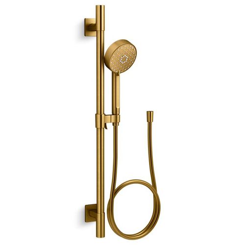 Main product image of Awaken G110 30" Deluxe Four-function Handshower Kit, 2.5 GPM (Vibrant Brushed Moderne Brass), K-99242-Y-2MB