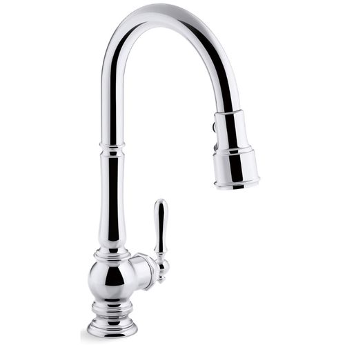 Main product image of Artifacts Pull-down Kitchen Faucet w/ 3-Function Sprayhead (Polished Chrome), K-99259-CP