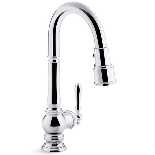 Main product image of Artifacts Pull-down Kitchen Faucet w/ 3-Function Sprayhead (Polished Chrome), K-99261-CP