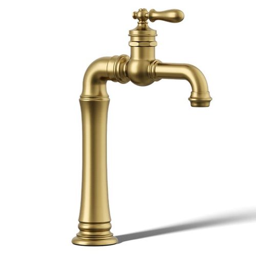 Main product image of Artifacts Gentleman's Single-handle Bar Sink Faucet (Vibrant Brushed Moderne Brass), K-99268-2MB