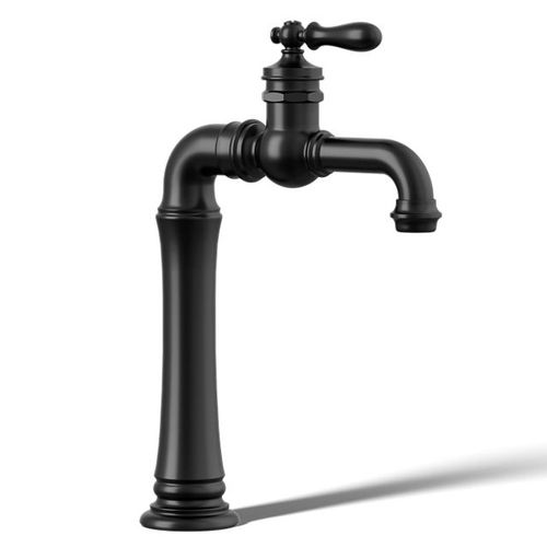 Main product image of Artifacts Gentleman's Single-handle Bar Sink Faucet (Matte Black), K-99268-BL