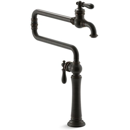 Main product image of Artifacts Deck Mount Pot Filler (Oil-Rubbed Bronze), K-99271-2BZ