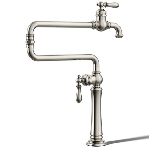 Main product image of Artifacts Deck Mounted Pot Filler (Vibrant Polished Nickel), K-99271-SN