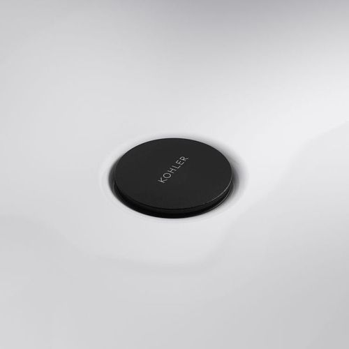 Main product image of Standard Clicker Drain with Overflow (Matte Black), K-RH1274364-BL