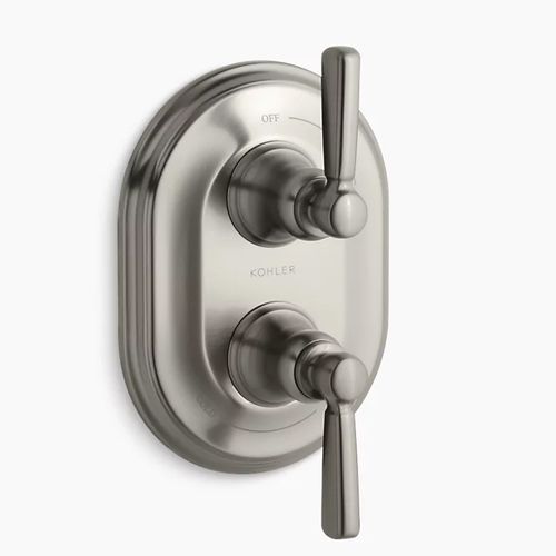 Main product image of Bancroft Stacked Thermo Valve Trim (Vibrant Brushed Nickel), K-T10594-4-BN