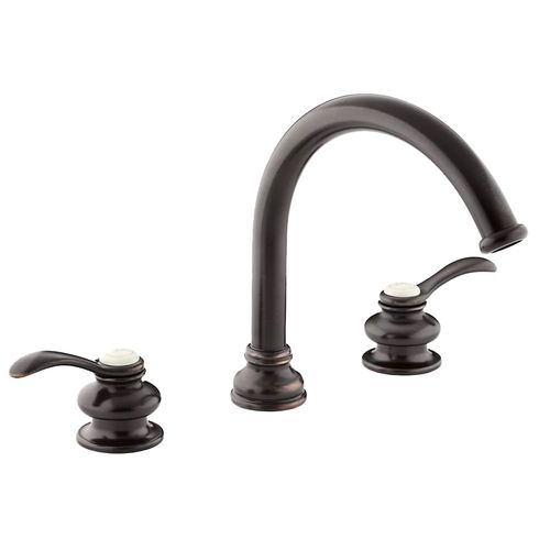 Main product image of Fairfax Deck Mount Faucet Trim/Lever (Oil-Rubbed Bronze), K-T12885-4-2BZ